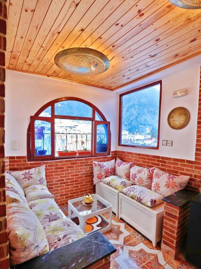 Aymane Rooftop Budget Panoramic Hotel Chefchaouen Exterior photo